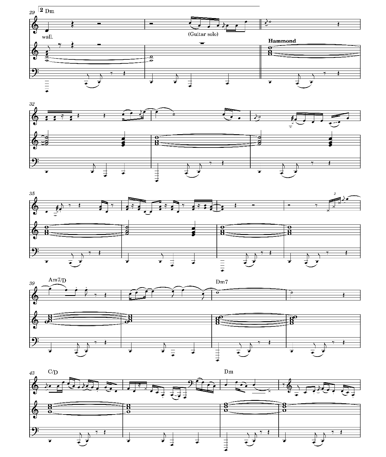 Another Brick In The Wall Part 2 sheet music 3