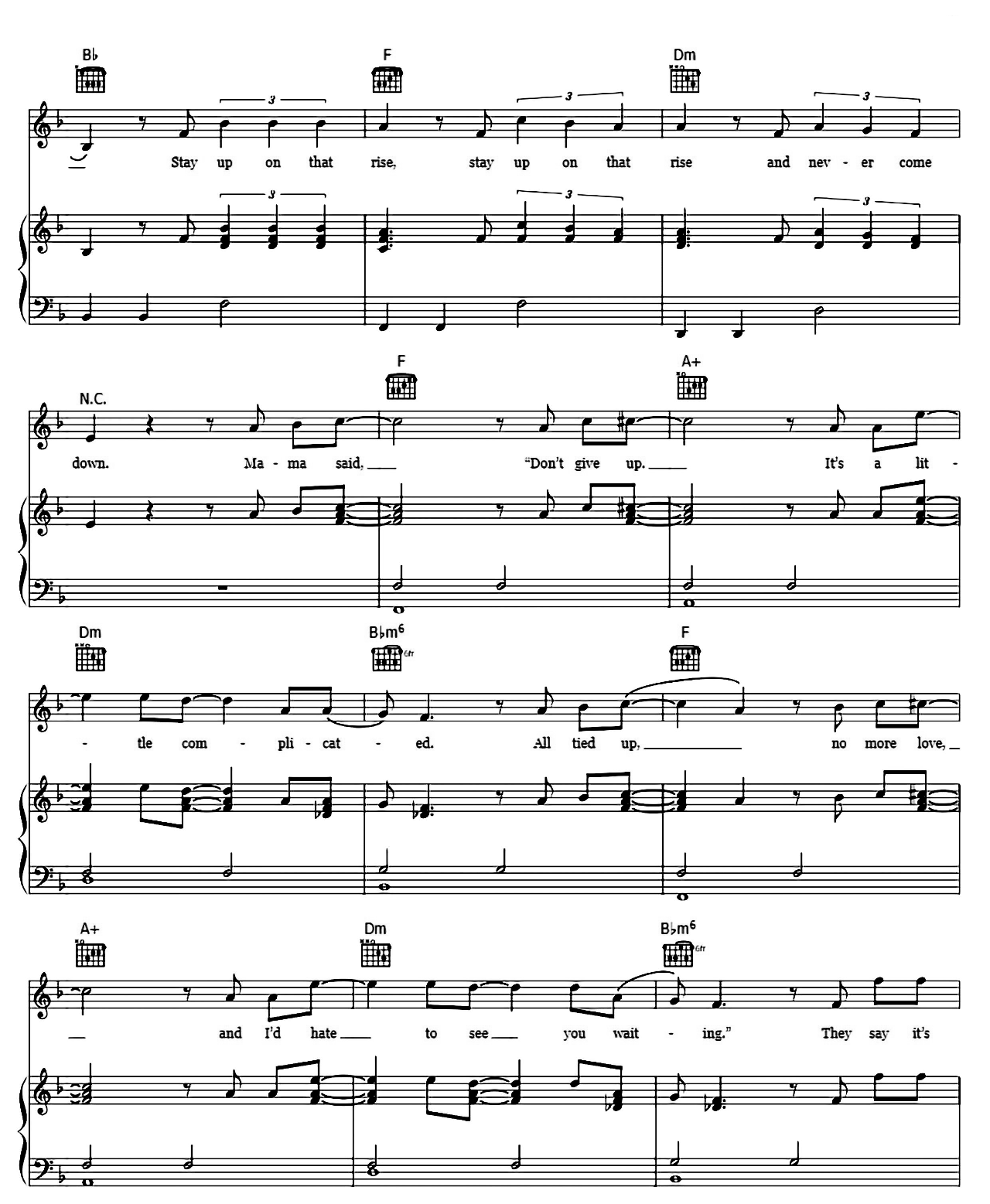 High Hopes sheet music 7