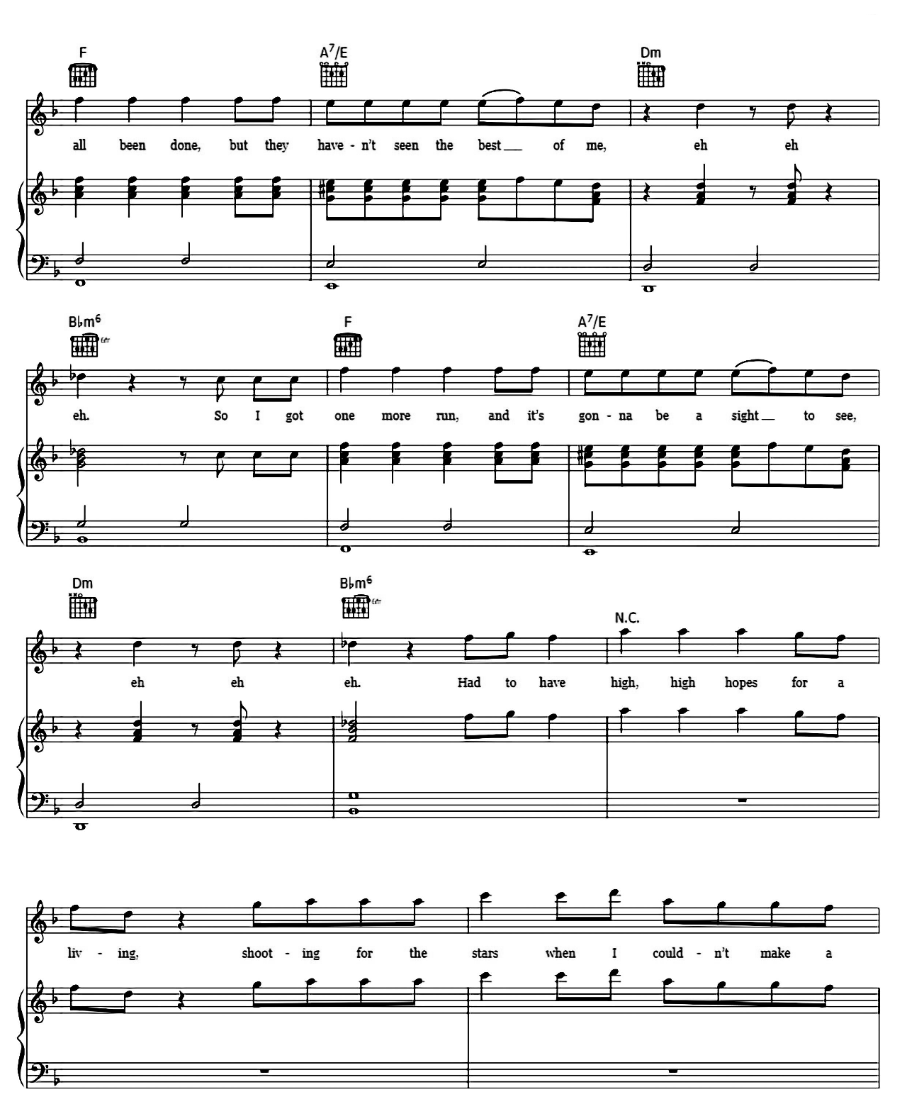 High Hopes sheet music 8