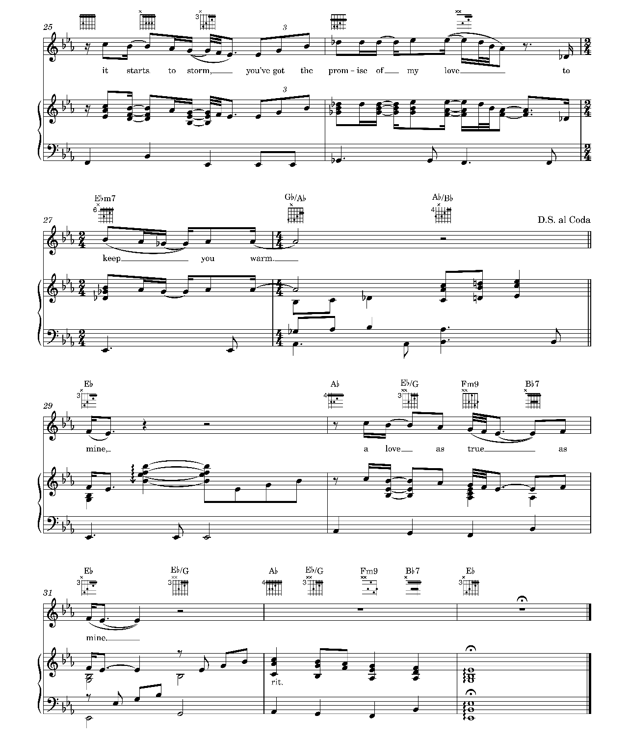 I Cross My Heart sheet music 4