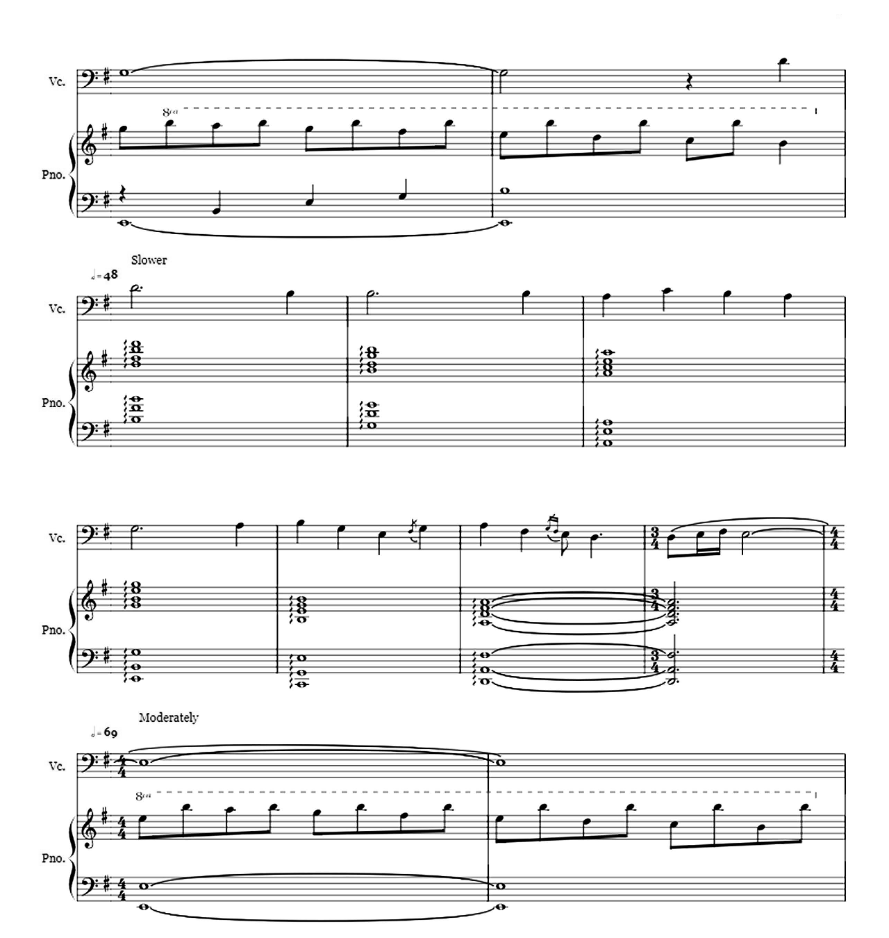 O Come O Come Emmanuel sheet music 3