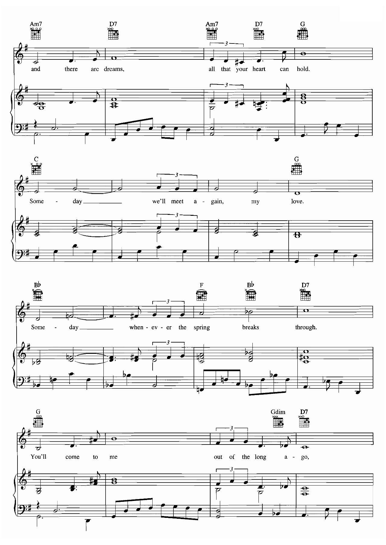 Somewhere My Love (from Dr Zhivago) sheet music 2