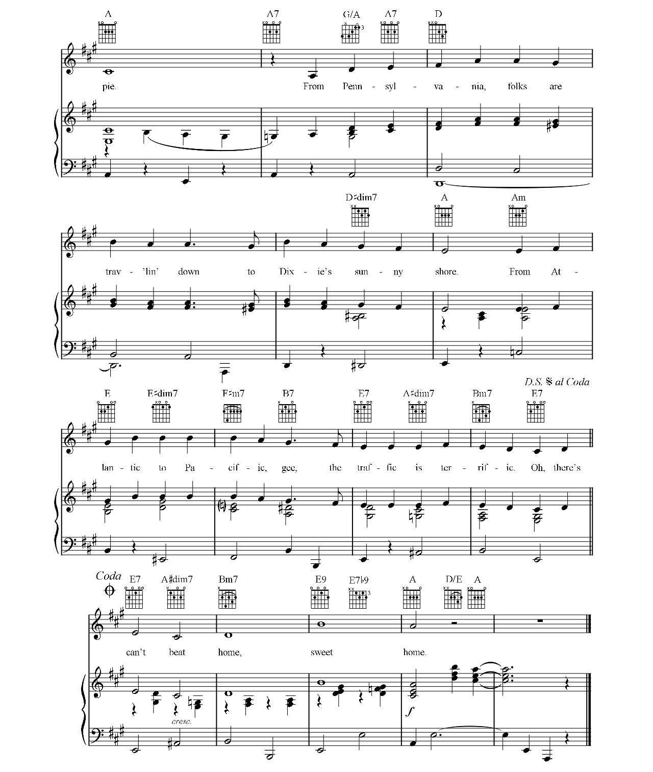 Home For The Holidays sheet music 3