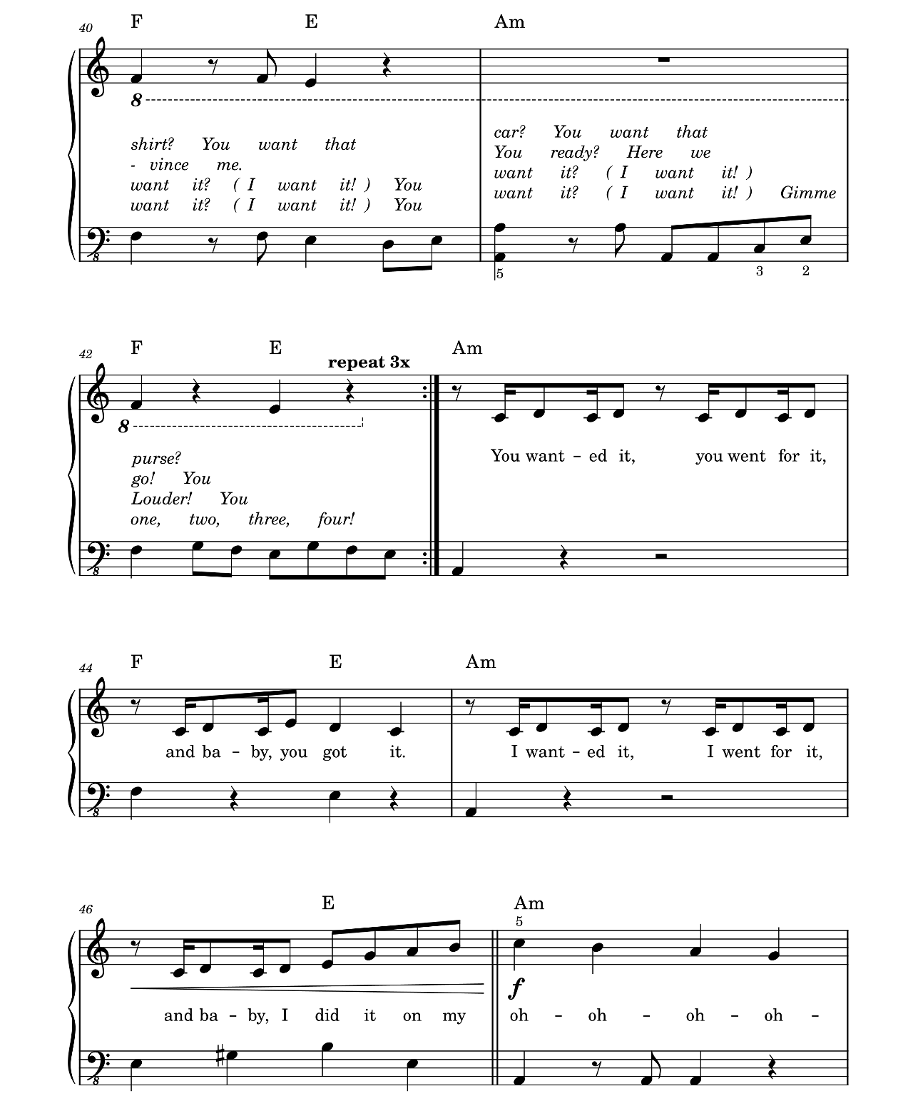 U Know What's Up (from Turning Red) sheet music 5
