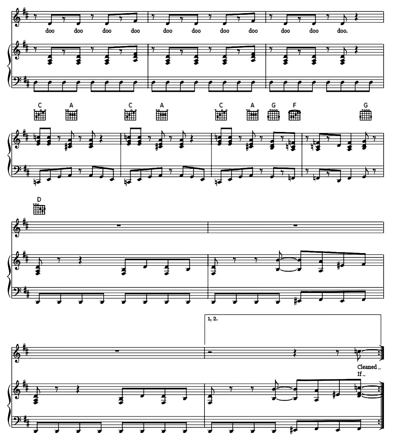 Proud Mary sheet music 7