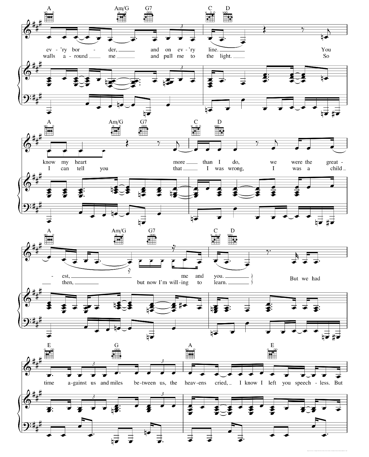 I'll Be Waiting sheet music 3