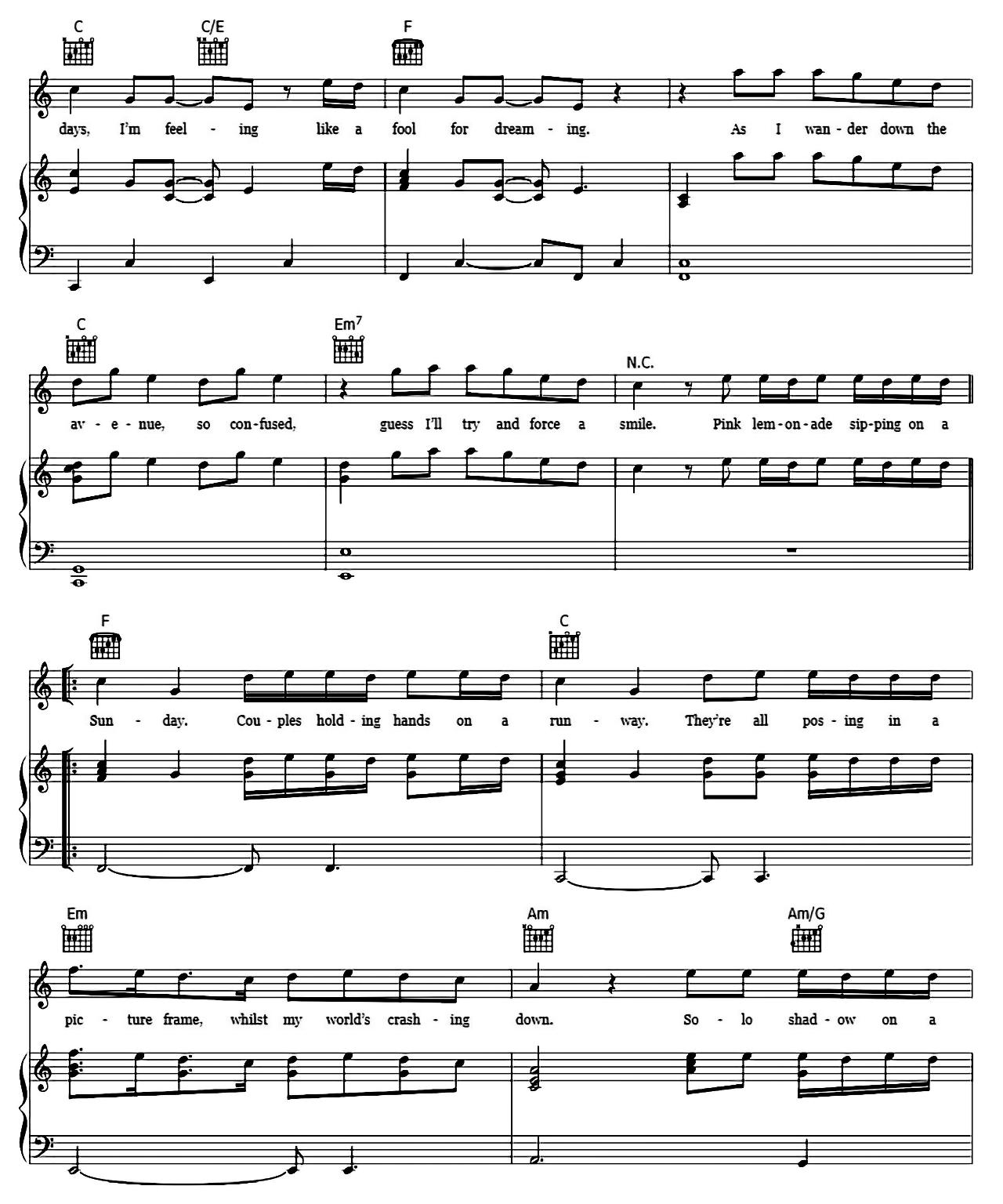 To Die For sheet music 4