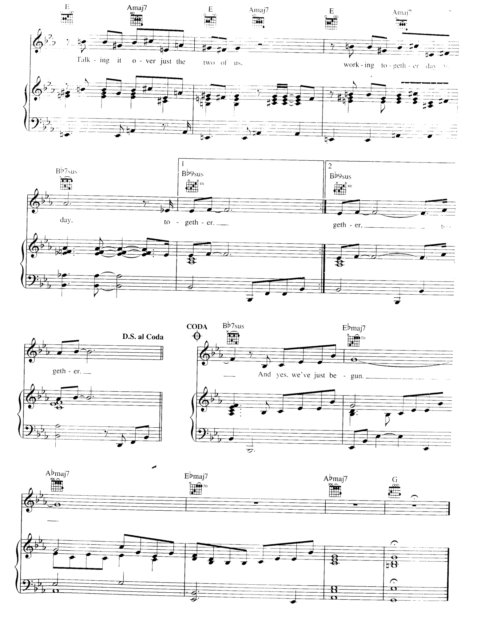 We Ve Only Just Begun sheet music 3