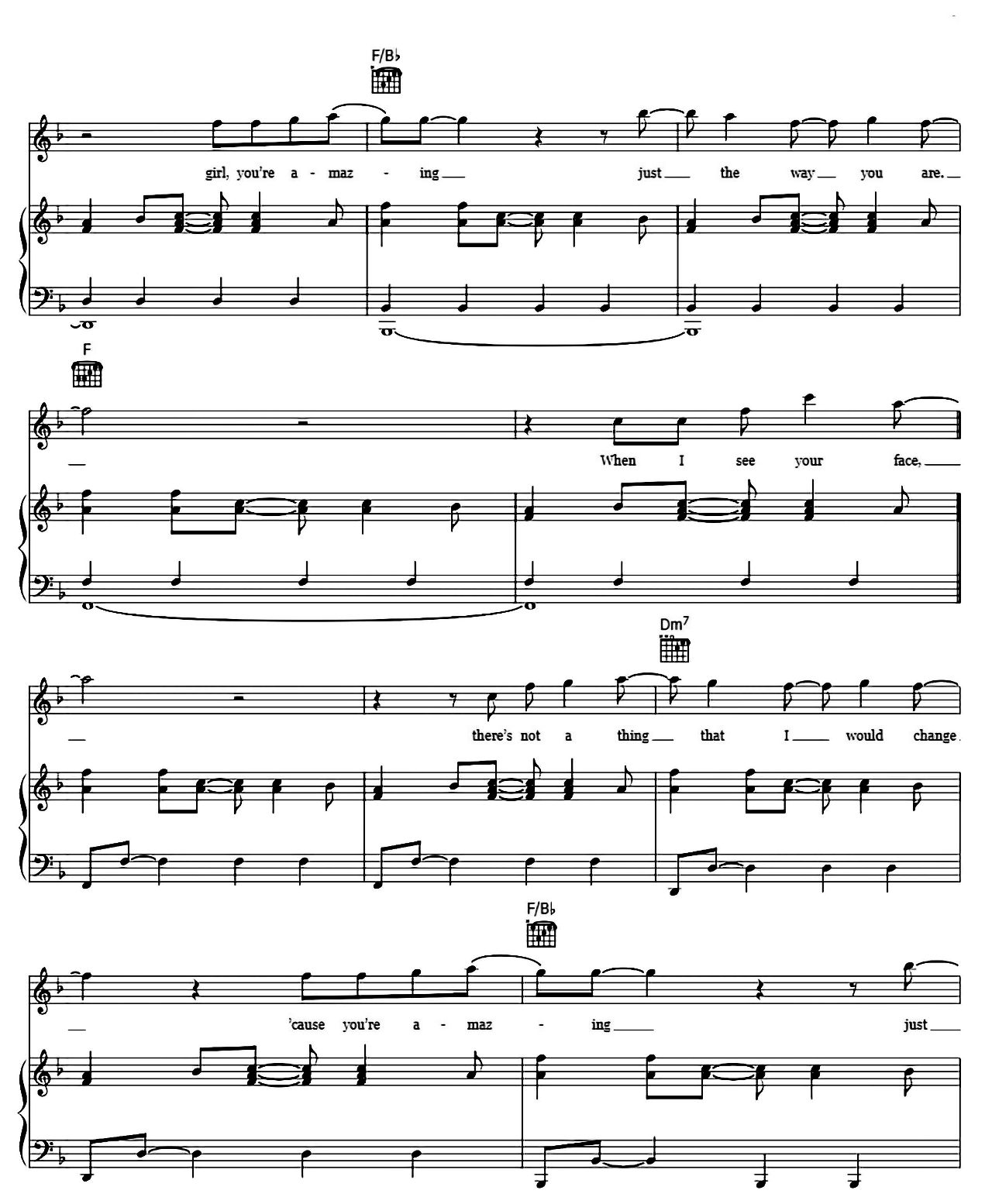Just The Way You Are sheet music 8
