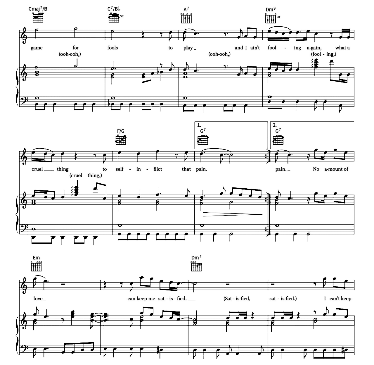 Love Is A Game sheet music 4