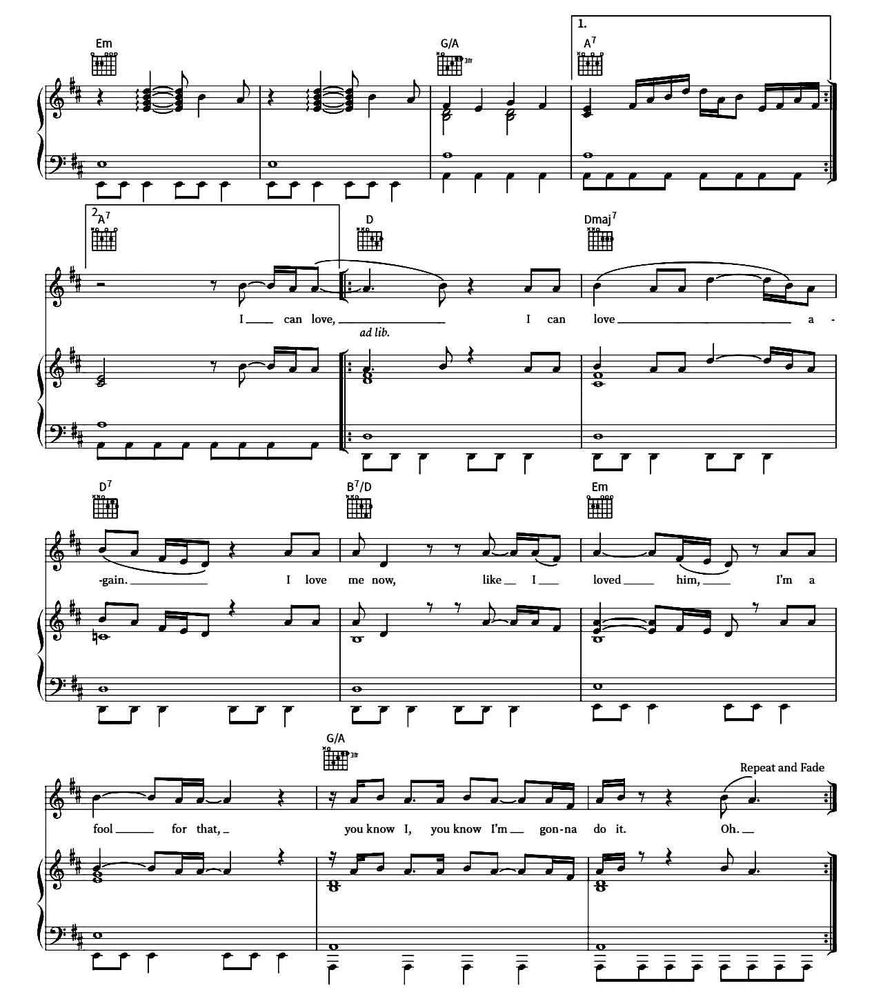 Love Is A Game sheet music 8