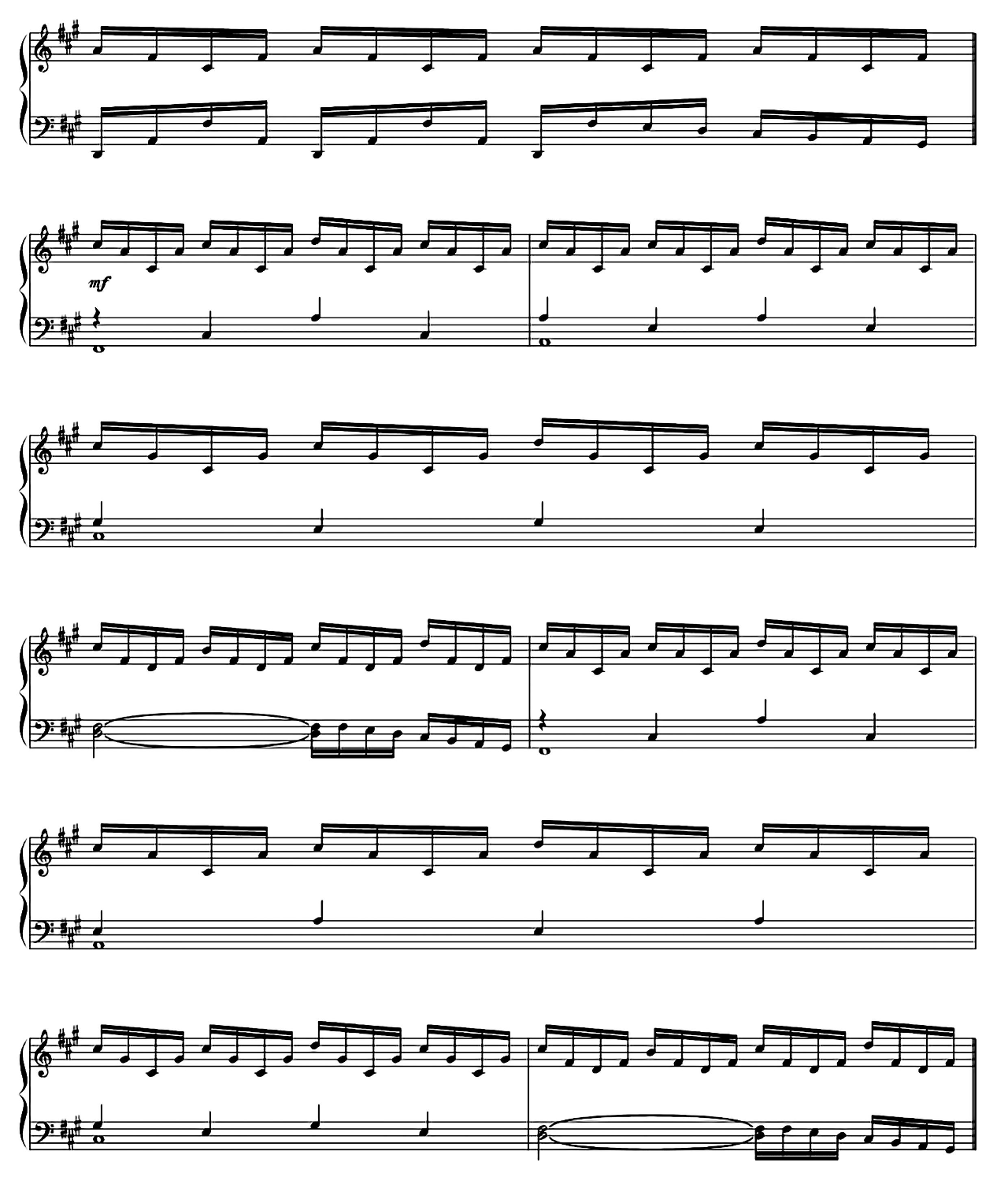 Experience sheet music 9