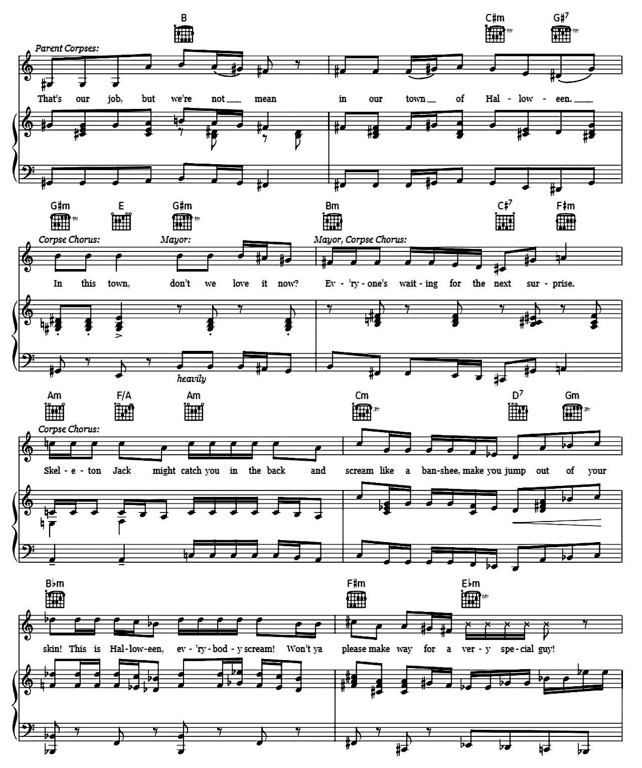 This Is Halloween (from The Nightmare Before Christmas) sheet music 7