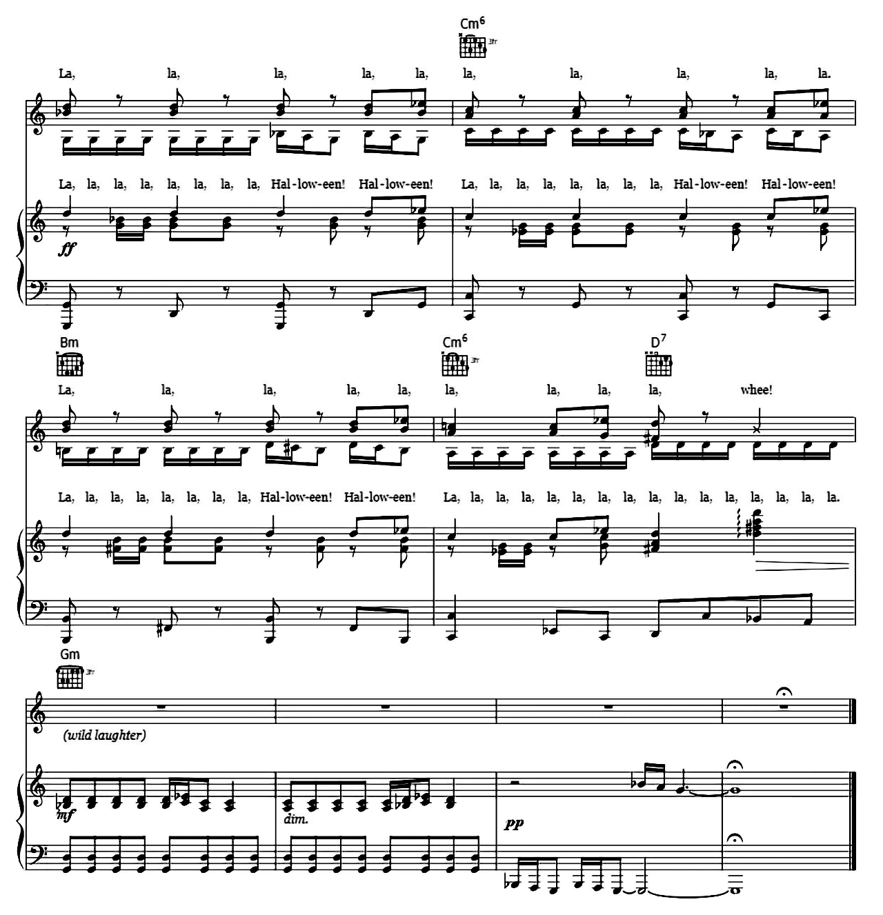 This Is Halloween (from The Nightmare Before Christmas) sheet music 9