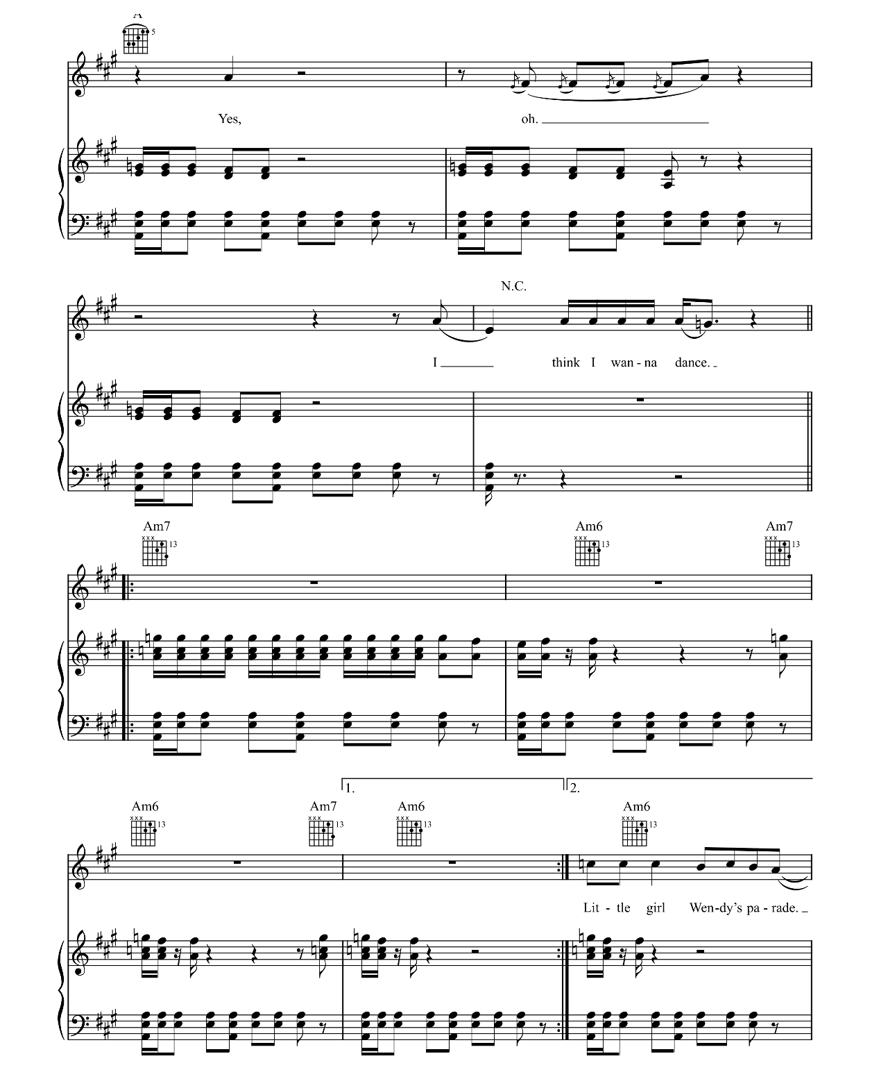 Kiss sheet music 4