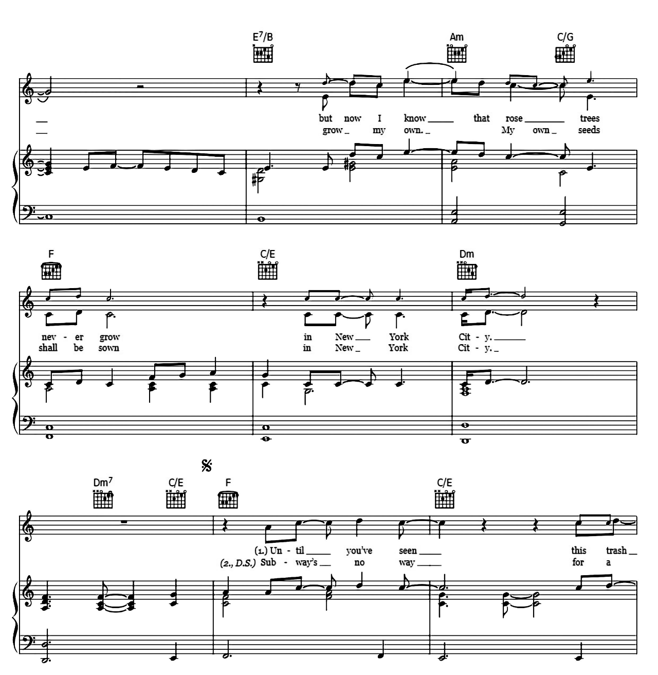 Mona Lisas And Mad Hatters sheet music 2