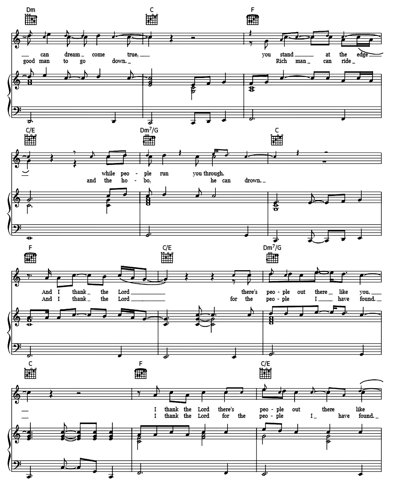 Mona Lisas And Mad Hatters sheet music 3