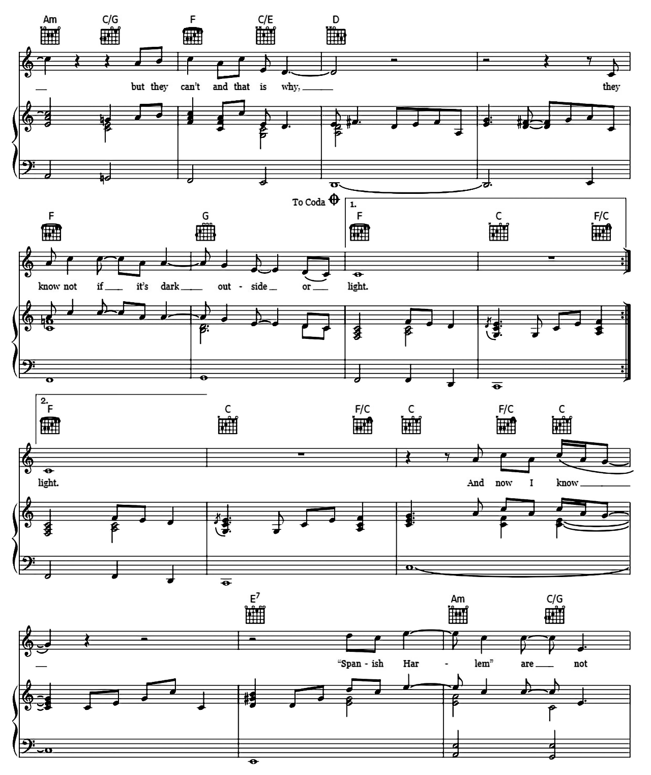 Mona Lisas And Mad Hatters sheet music 5