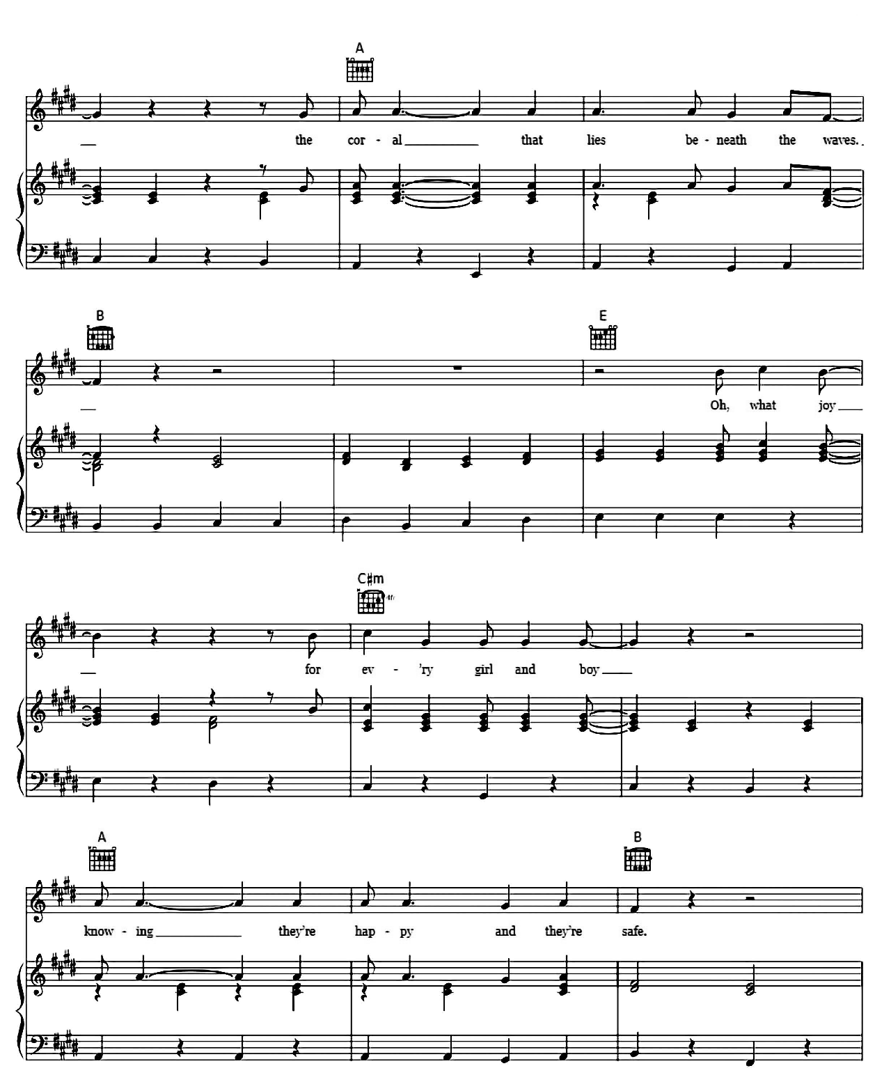 Octopus's Garden sheet music 5