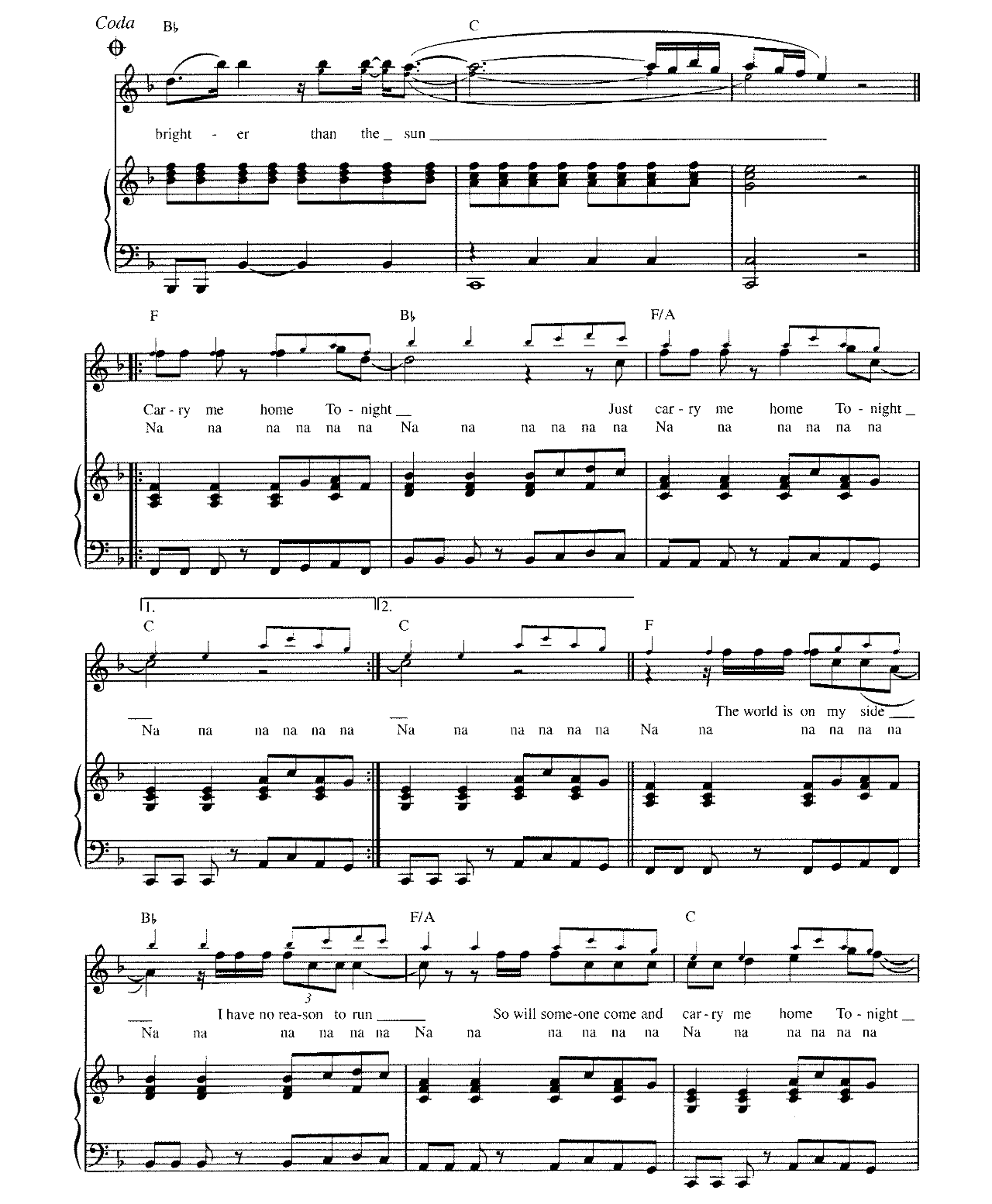 We Are Young sheet music 5