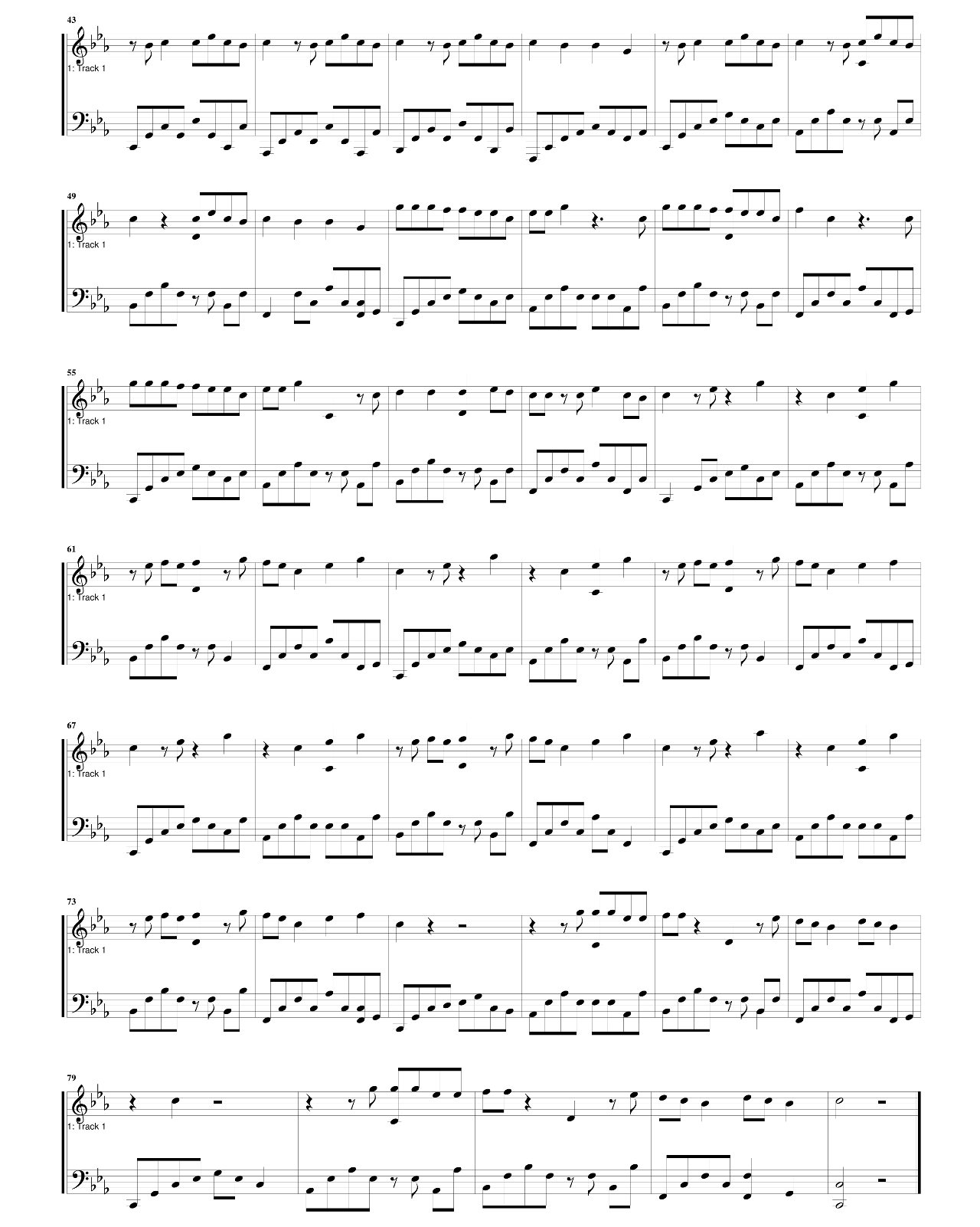 Drag Me Down sheet music 2