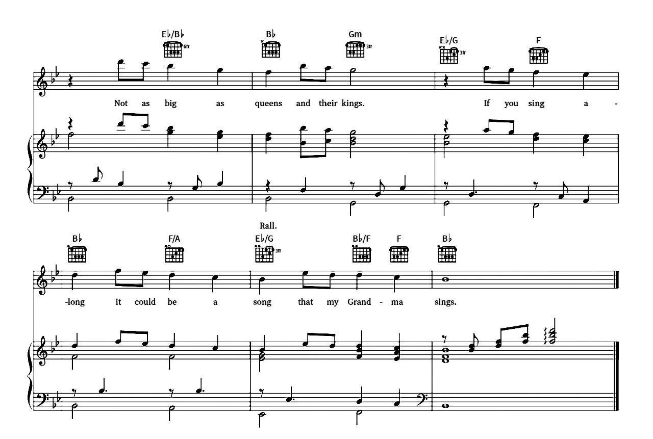 Little Things sheet music 6