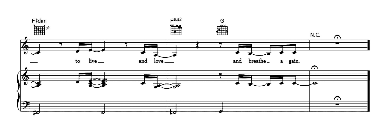 To Begin Again sheet music 6