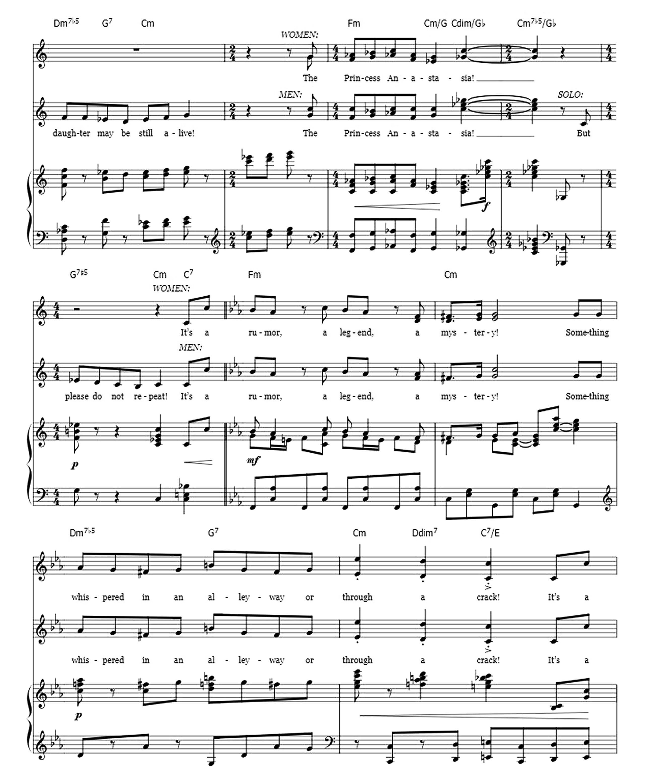 A Rumor In St Petersburg sheet music 5