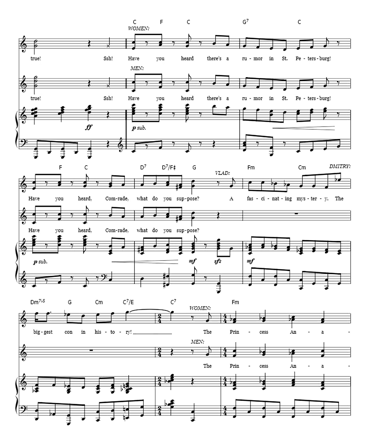 A Rumor In St Petersburg sheet music 11