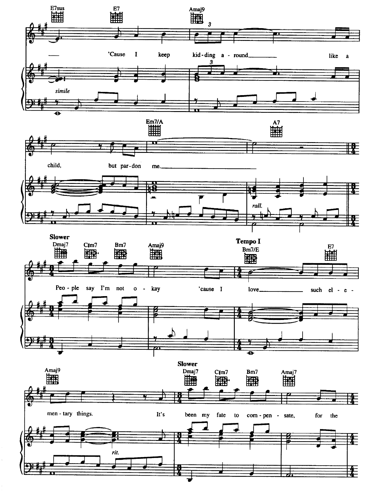 Childhood sheet music 2