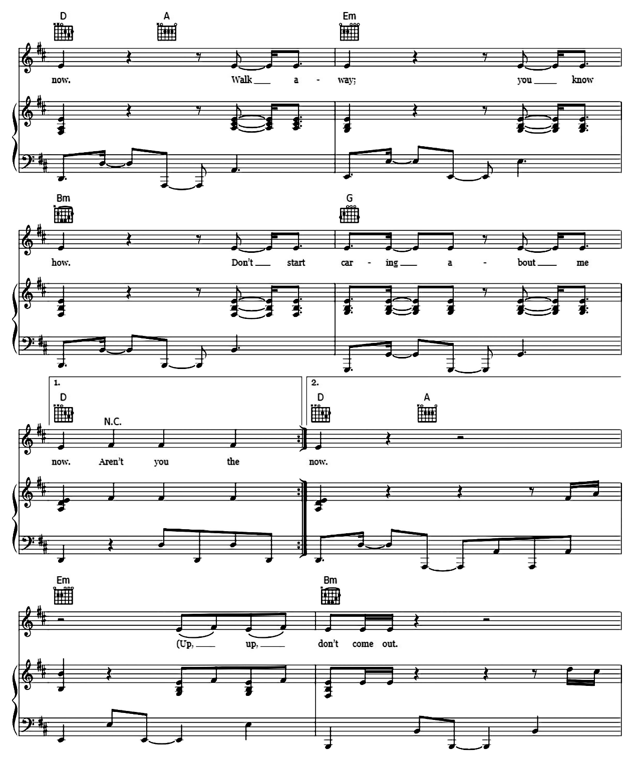 Don't Start Now sheet music 4