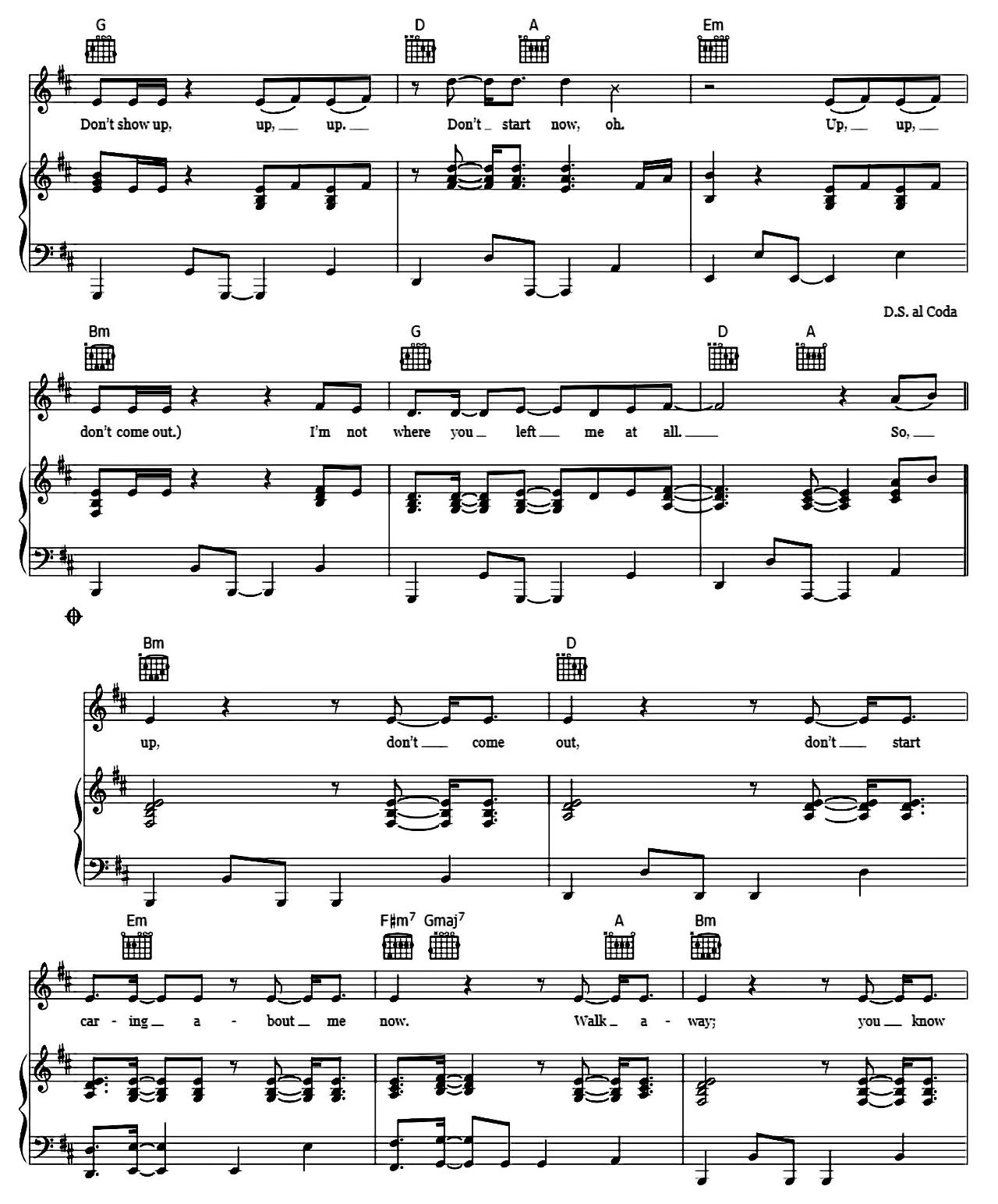 Don't Start Now sheet music 5