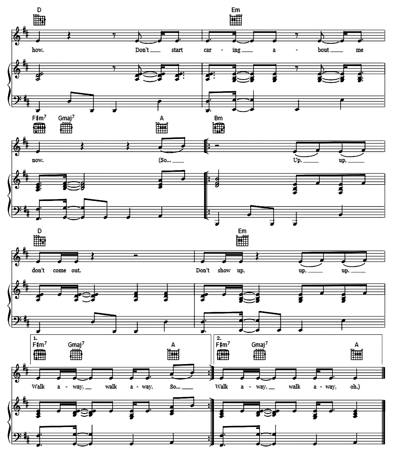 Don't Start Now sheet music 6