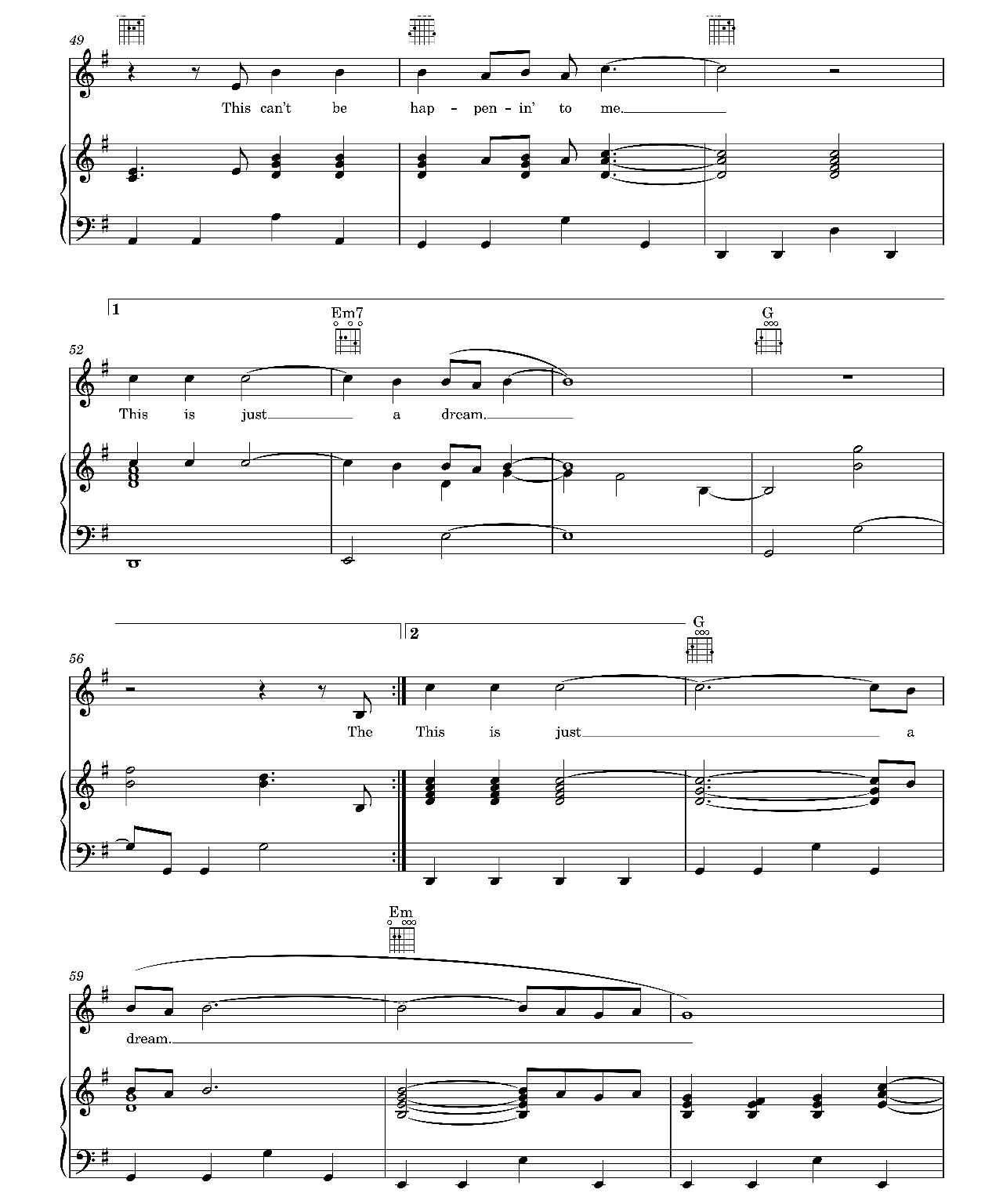 Just A Dream sheet music 5