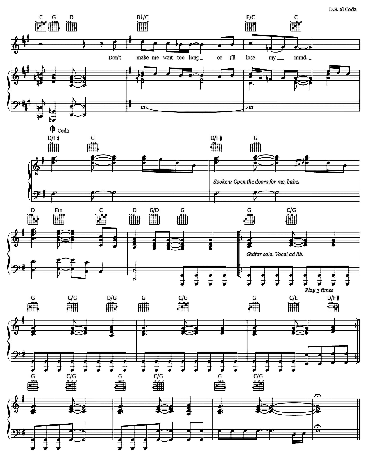 Let Me In Your Heart Again sheet music 5