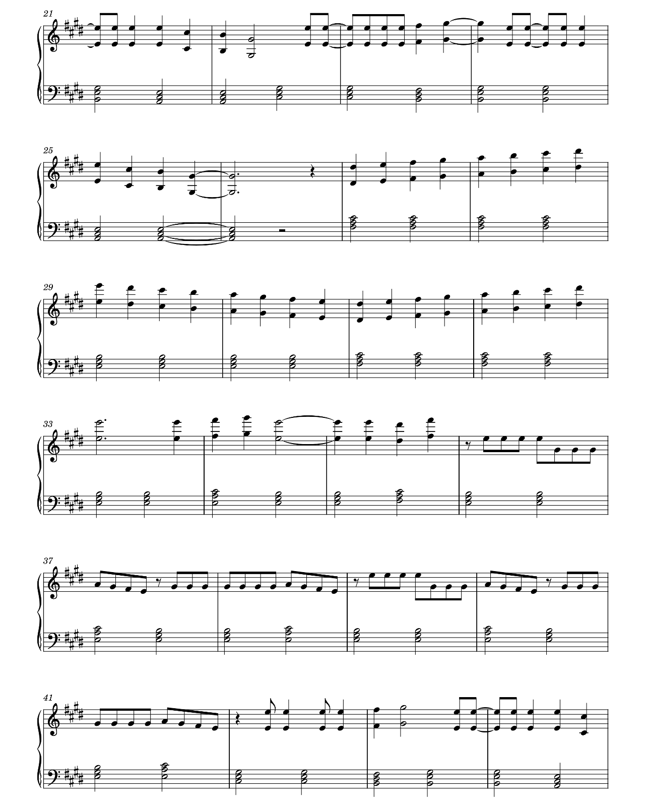 Donna sheet music 2
