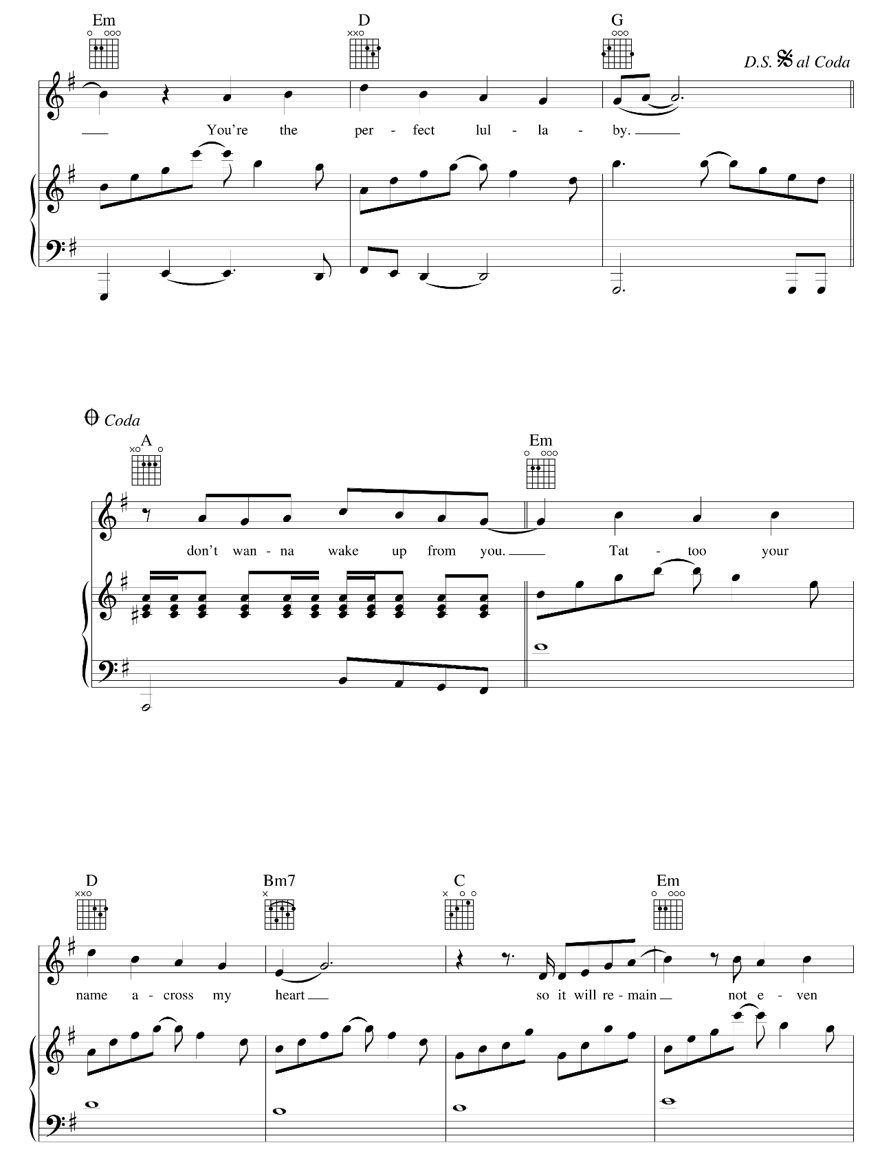 Sweet Dreams sheet music 5