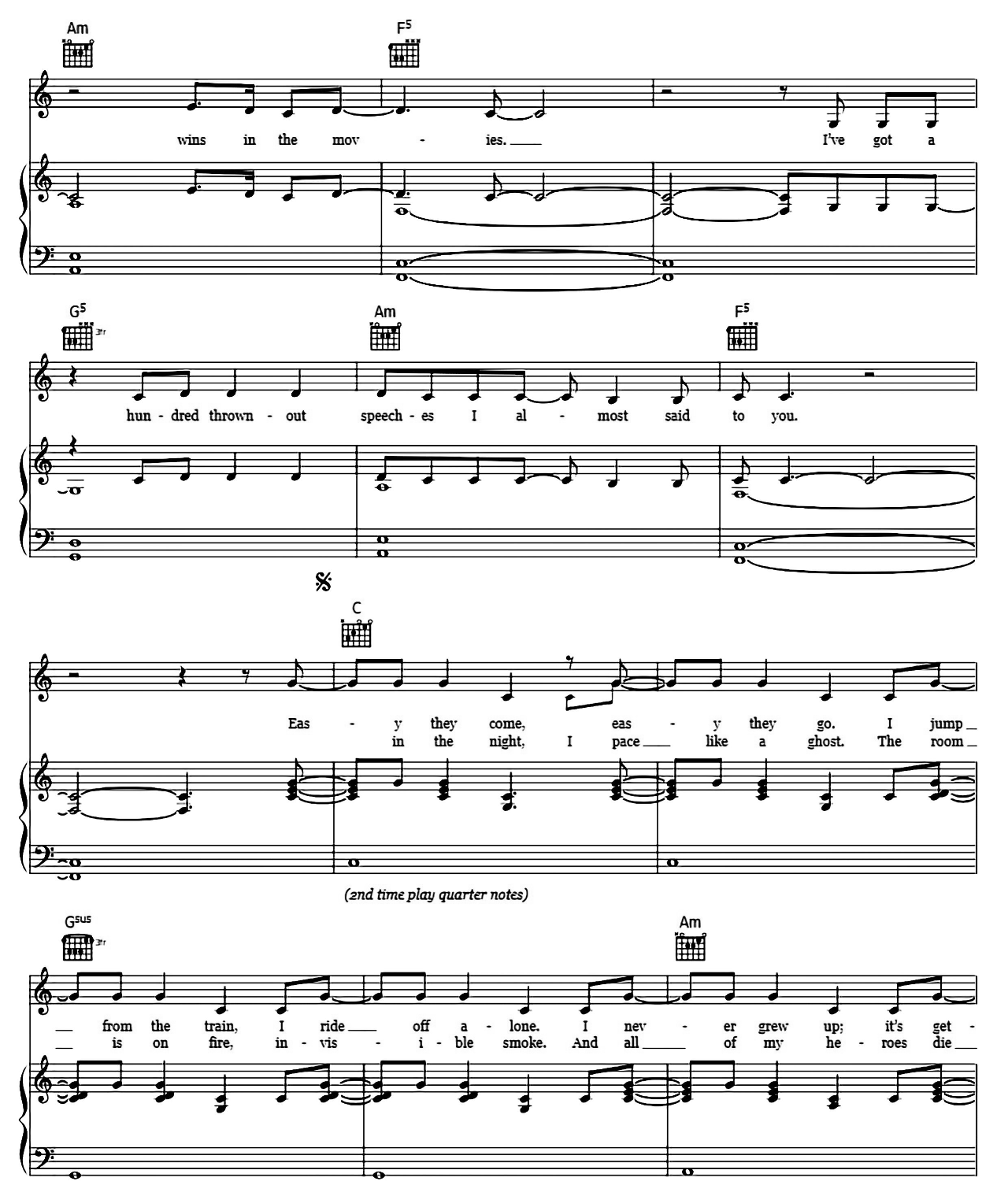 The Archer sheet music 2