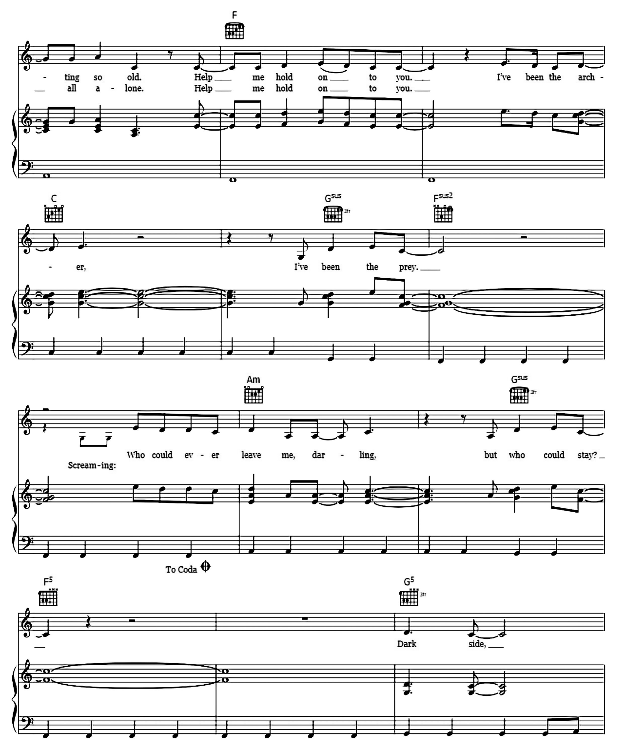 The Archer sheet music 3