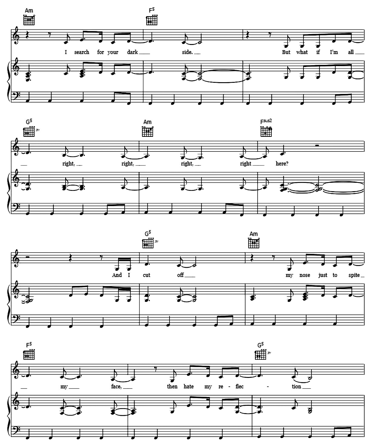 The Archer sheet music 4