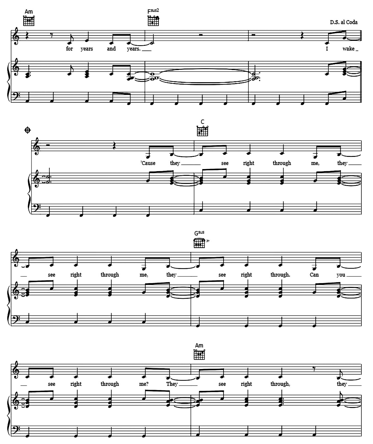 The Archer sheet music 5