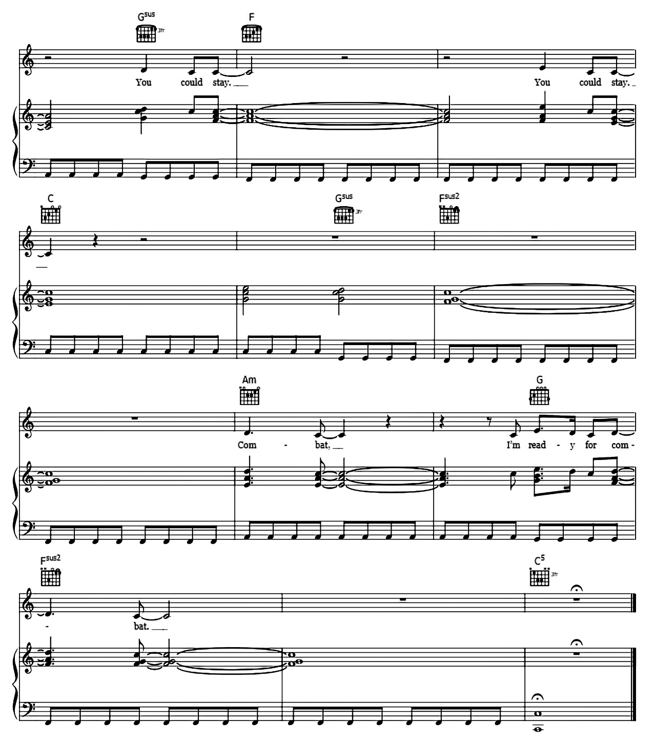 The Archer sheet music 8