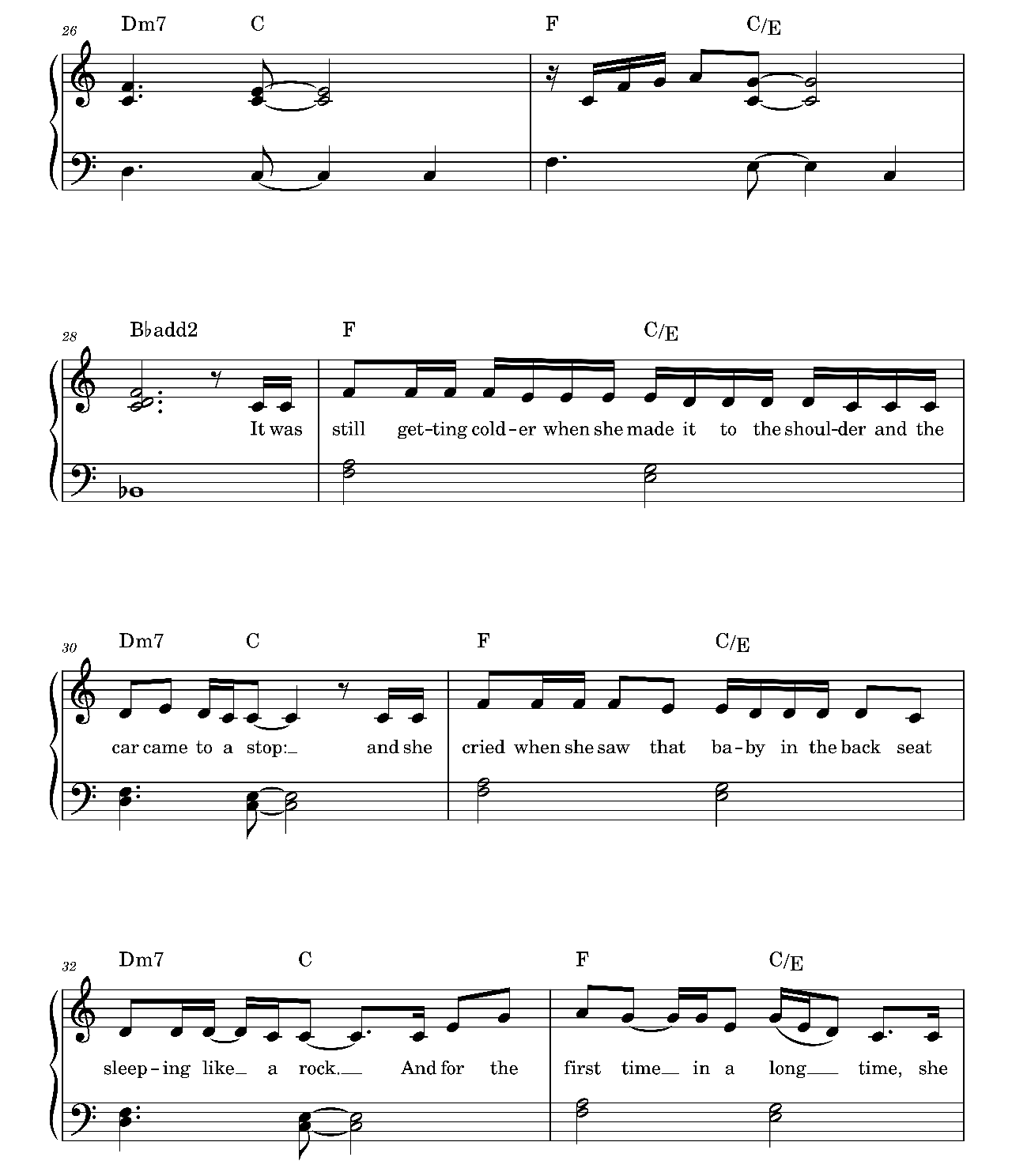 Jesus Take The Wheel sheet music 4