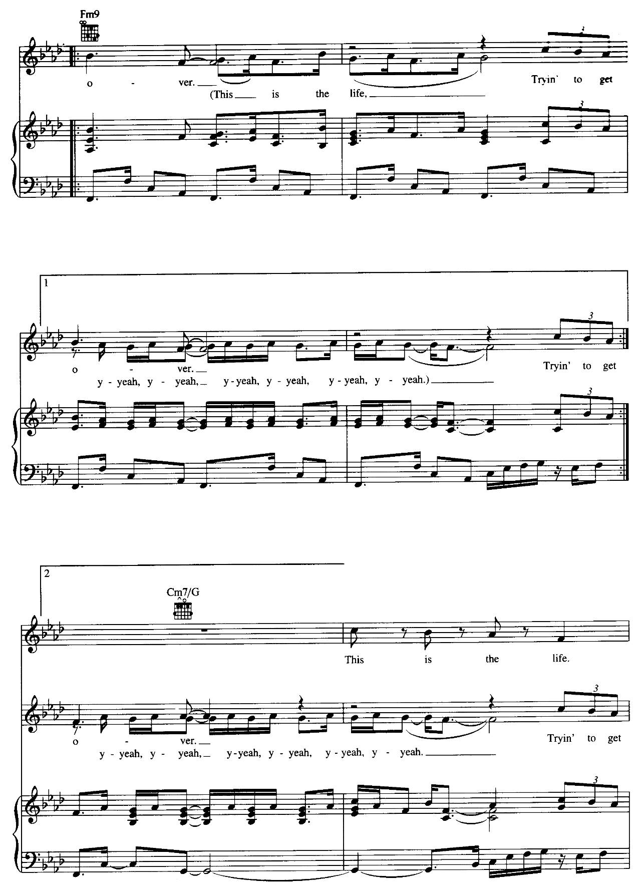 The Life sheet music 10