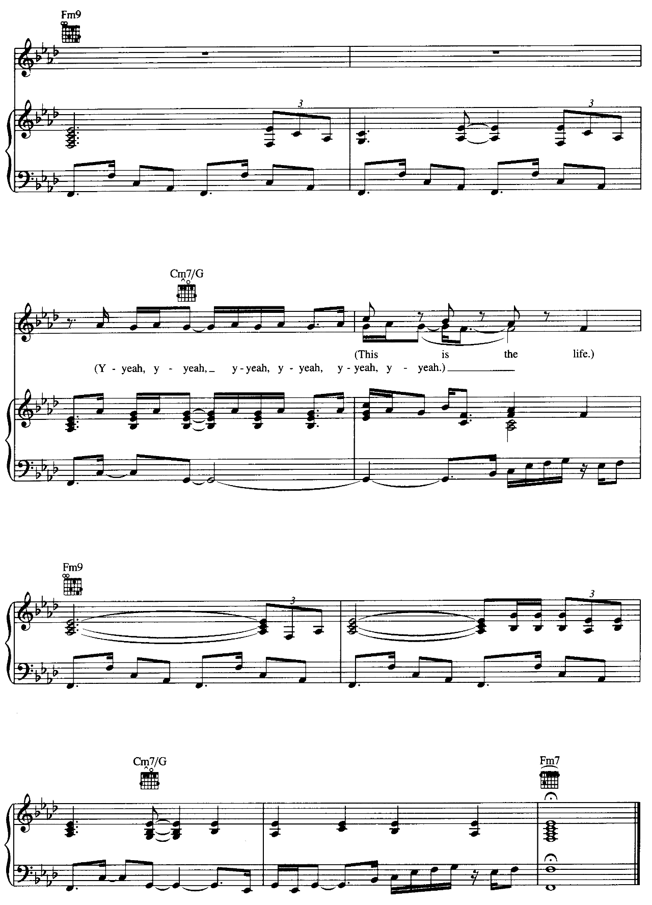 The Life sheet music 13