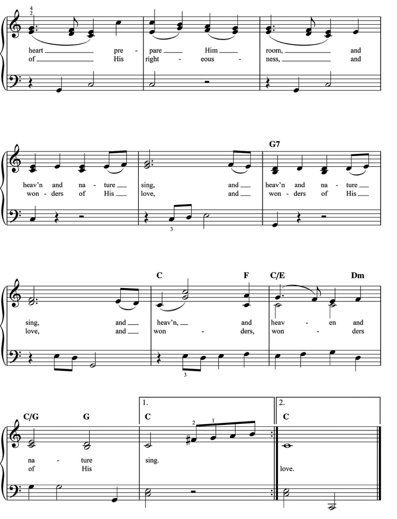 Joy To The World sheet music 2