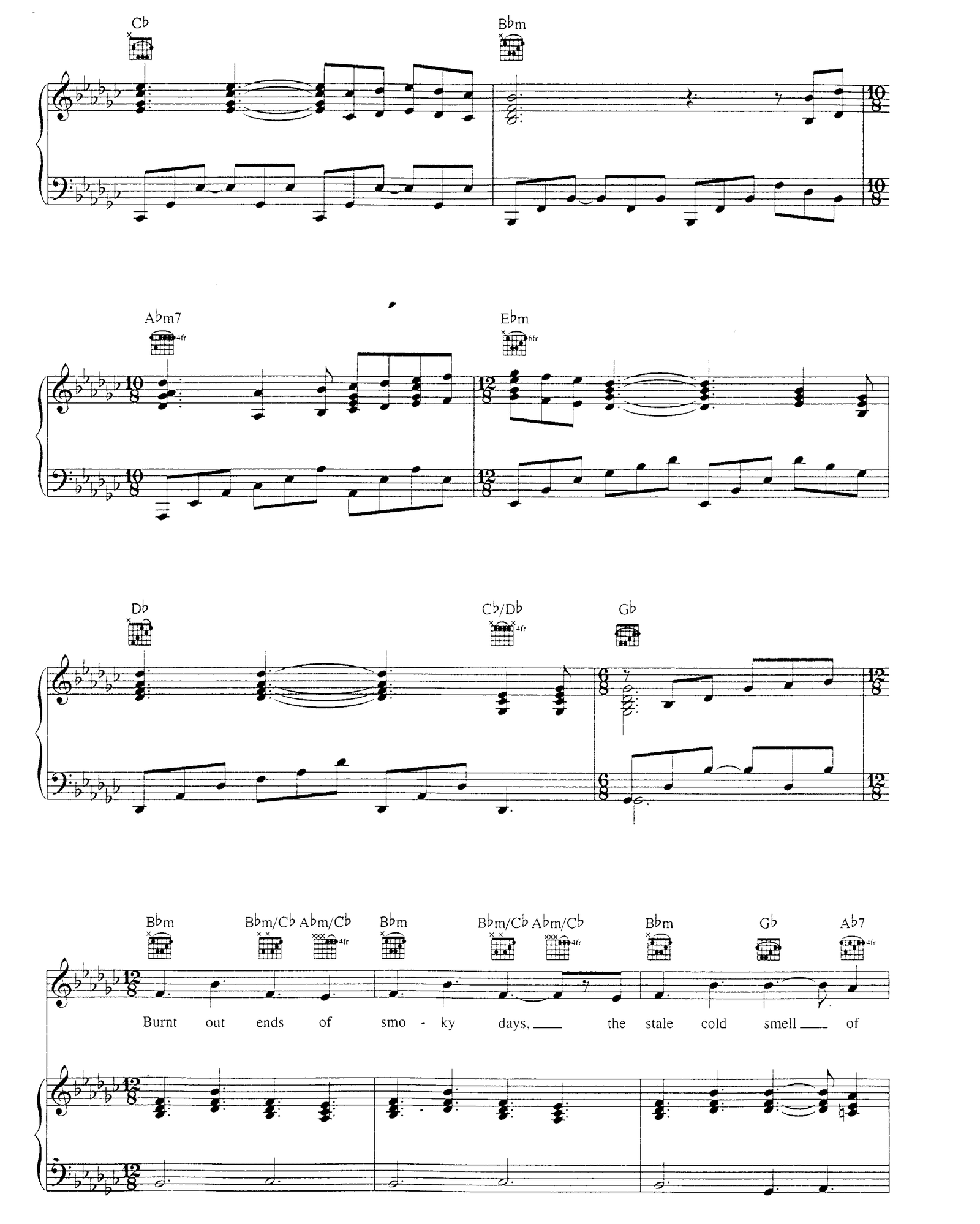 Memory sheet music 5