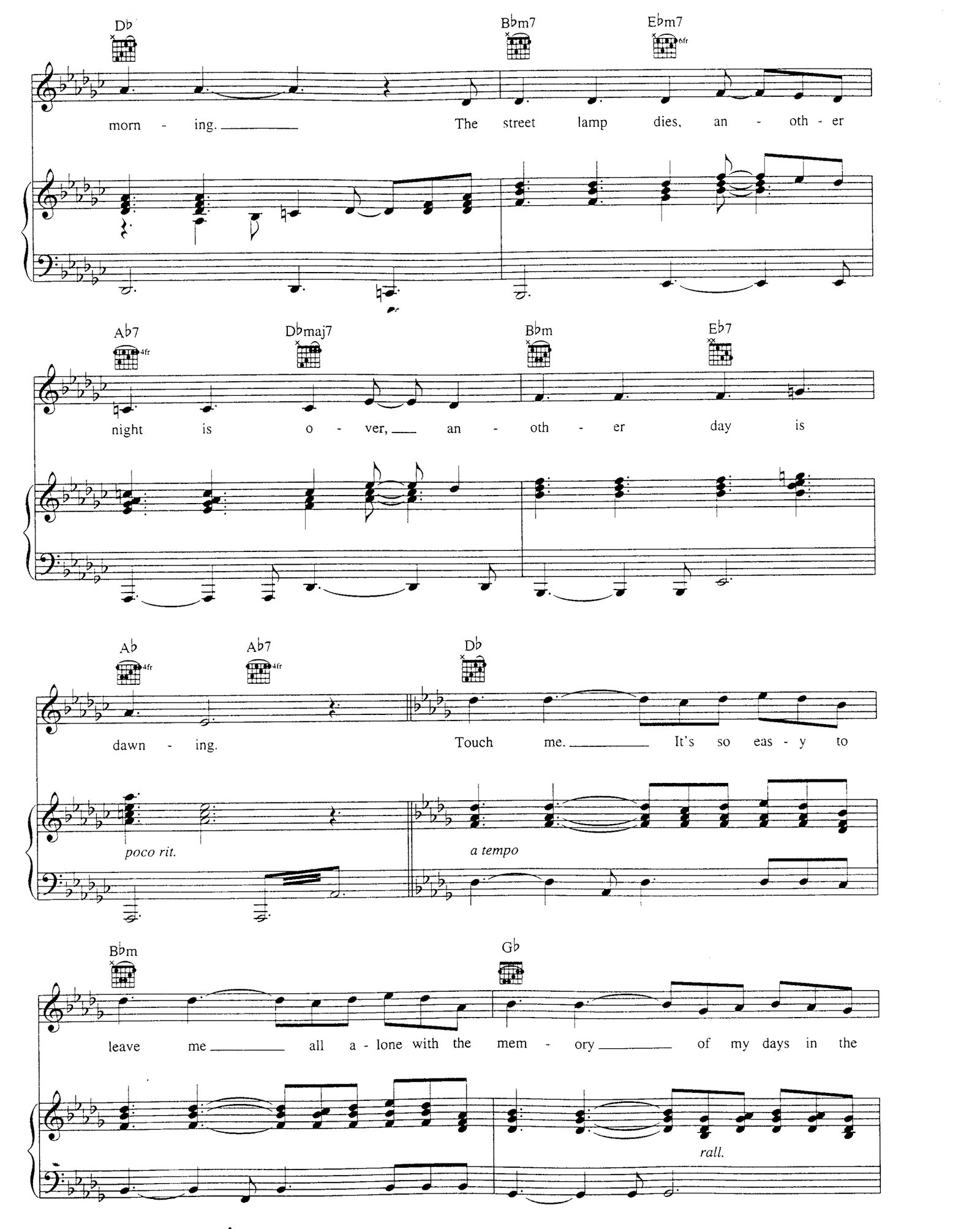 Memory sheet music 6