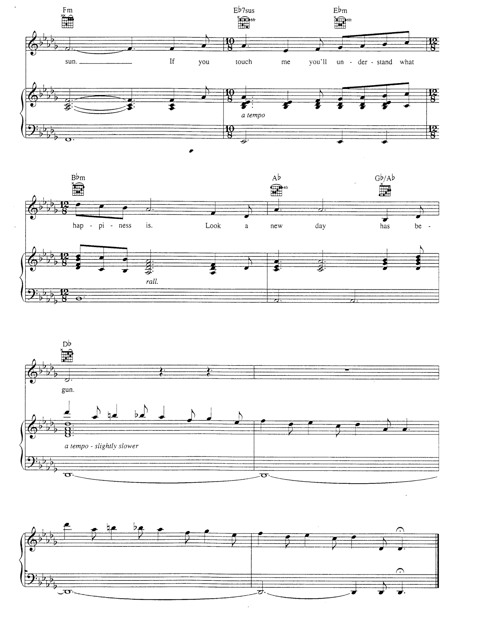 Memory sheet music 7