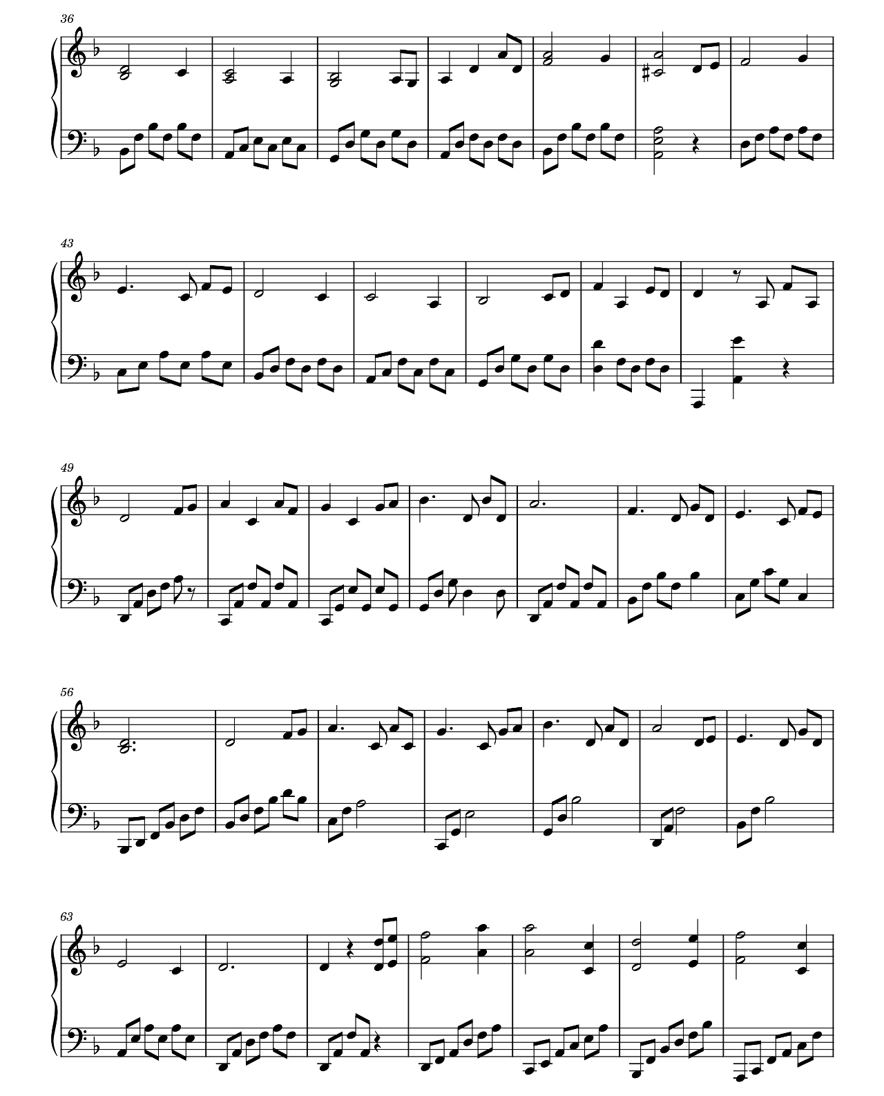 When Winter Comes sheet music 2